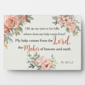 Bijbel Verse Elegant Waterverf Fotoplaat (voorkant)