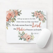 Bijbel Verse Elegant Waterverf Muismat (Met muis)