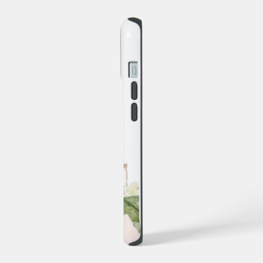 Bijbel Verse Floral iPhone 15 Case (Linkerkant)