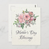 Bijbel Verse Floral voor moederdag Briefkaart (Voorkant / Achterkant)