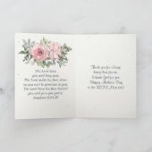 Bijbel Verse Floral voor moederdag Feestdagen Kaart (Binnen)
