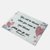 Bijbel Verse Gezegend Thuis Decor Welkom Deurmat (Schuin)