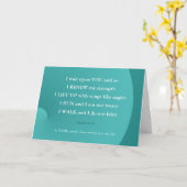 Bijbel Verse Healing Isaiah Walk Run - Kaart (Gele Bloem)