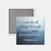 Bijbel Verse Oceaan Luchtmagneet Magneet (Voorkant / Achterkant)