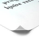 Bijbel Verse Poster (Hoek)