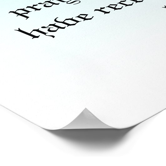 Bijbel Verse Poster (Hoek)