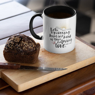 Bijbel Verse Psalm 143:8 ONGEVALLEN Koffie LOVE Mok