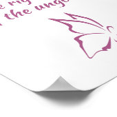 Bijbel Verse Psalm 1 Gezegeld is het Man Poster (Hoek)