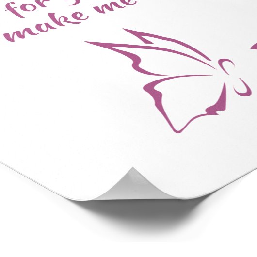 Bijbel Verse Psalm 4 hoort mijn gebed Poster (Hoek)