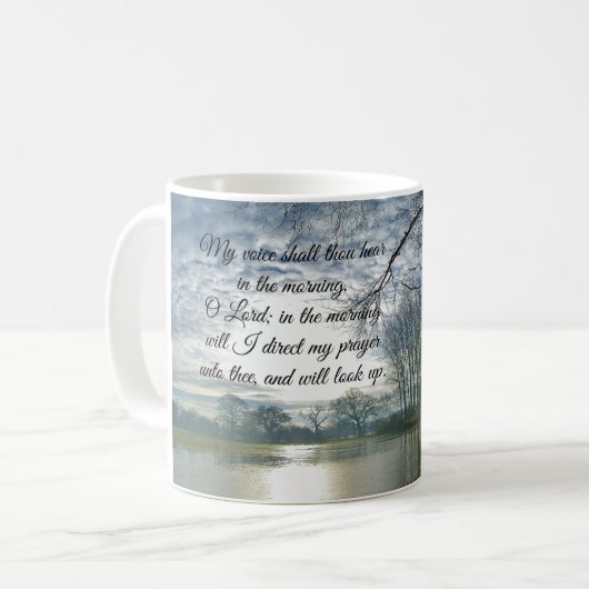 Bijbel Verse Scripting Prayer Koffiemok (Voorkant links)