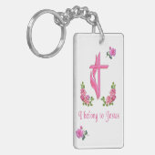 Bijbel Verse Sleutelhanger (Voorkant Links)