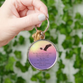 Bijbel verse-soar met vleugels als Sleutelhanger (Hand)