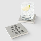 Bijbel Verse Stenen Onderzetter (Zijkant)