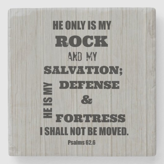 Bijbel Verse Stenen Onderzetter (Voorkant)