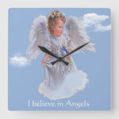 Bijbel Verse Vierkante Klok (Voorkant)