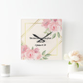 Bijbel Verse Vierkante Klok (Huis)