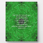 Bijbel verses Inspirerend Citaat Isaiah 41:10 Fotoplaat (Voorkant)