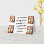 Bijbel verses Inspirerend Citaat Isaiah 41:10 Kaart (Gele Bloem)