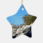 Bijbel verses Inspirerend Citaat Isaiah 41:10 Keramisch Ornament (Rechts)