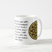Bijbel verses Inspirerend Citaat Isaiah 41:10 Koffiemok (Voorkant rechts)