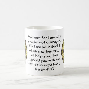Bijbel verses Inspirerend Citaat Isaiah 41:10 Koffiemok