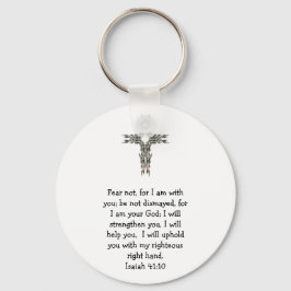 Bijbel verses Inspirerend Citaat Isaiah 41:10 Sleutelhanger