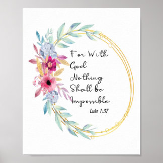 Bijbel versus in prints. poster