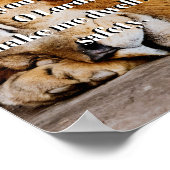 Bijbel versus psalm 4 poster (Hoek)