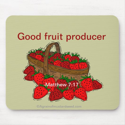 Bijbel verveelt Gods woord Muismat (Voorkant)