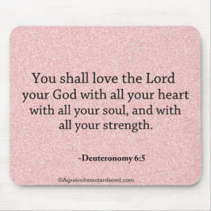 Bijbel verveelt Gods woord Muismat