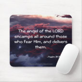 Bijbel verveelt Gods woord Muismat (Met muis)