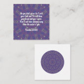 Bijbel verveelt het Healing Scripture Quote Exodus Informatiekaartje (Voorkant / Achterkant)