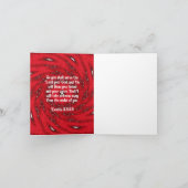 Bijbel verveelt het Healing Scripture Quote Exodus Notitiekaartje (Binnen)