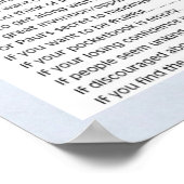 Bijbel verveelt Poster Muur met scriptcitaten voor (Hoek)