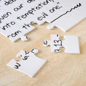 Bijbel voor handschrift aanpassen Verse het snoer  Legpuzzel (Zijkant)