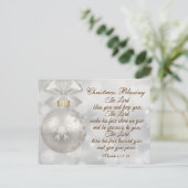 Bijbel voor kerstmis 6 24-26 briefkaart (Staand voorkant)