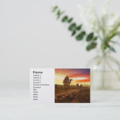 Bijbel - Wise mannen - The Magi arriveert 1920 Visitekaartje (Staand voorkant)