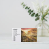 Bijbel - Yea, hoewel ik door de vallei van 1920 lo Visitekaartje (Staand voorkant)