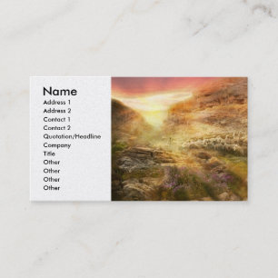 Bijbel - Yea, hoewel ik door de vallei van 1920 lo Visitekaartje