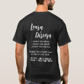 Bijbel Zoekscripts zijn een Berean T-shirt (Achterkant)