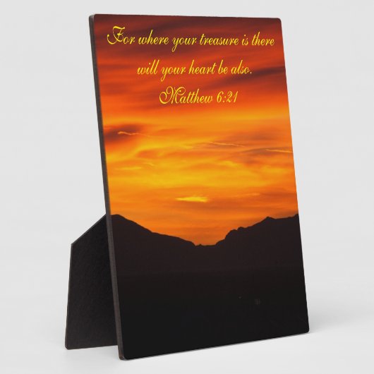 Bijbel zonnesplaquette fotoplaat (Zijkant)