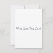 Bijbelbaar Wenskaart met 2:4 KJV-scriptie Kaart (Achterkant)