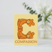 Bijbelbare Beren ~ Compassion Scripts ~ Flashcards Briefkaart (Staand voorkant)