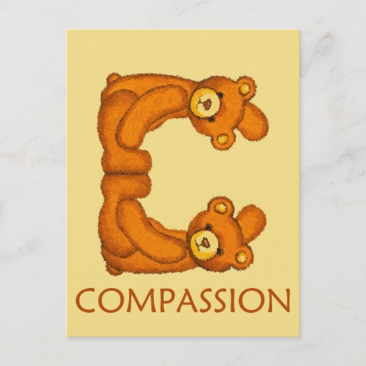Bijbelbare Beren ~ Compassion Scripts ~ Flashcards Briefkaart (Voorkant)