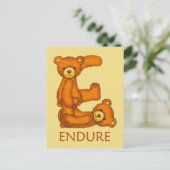 Bijbelbare Beren ~ Eindscripts Briefkaart (Staand voorkant)