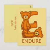 Bijbelbare Beren ~ Eindscripts Briefkaart (Voorkant / Achterkant)