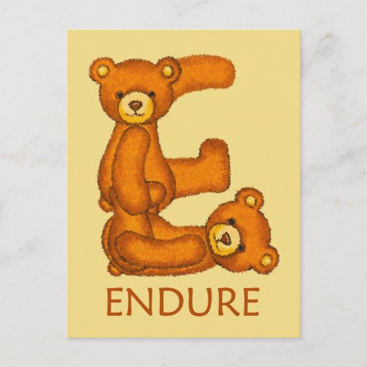 Bijbelbare Beren ~ Eindscripts Briefkaart (Voorkant)