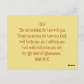 Bijbelbare Beren~Help-scripts ~Flashcard Briefkaart (Achterkant)