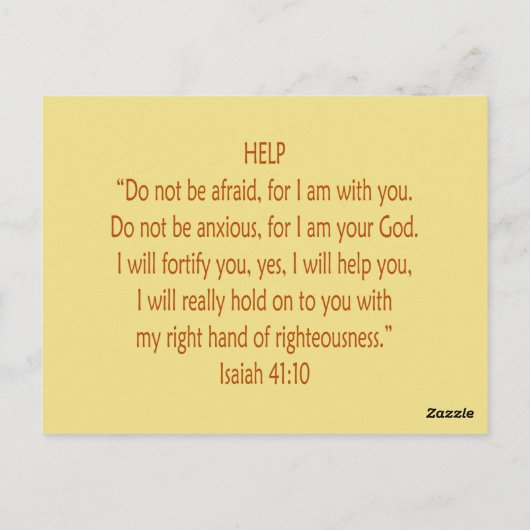 Bijbelbare Beren~Help-scripts ~Flashcard Briefkaart (Achterkant)