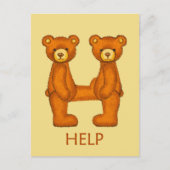 Bijbelbare Beren~Help-scripts ~Flashcard Briefkaart (Voorkant)